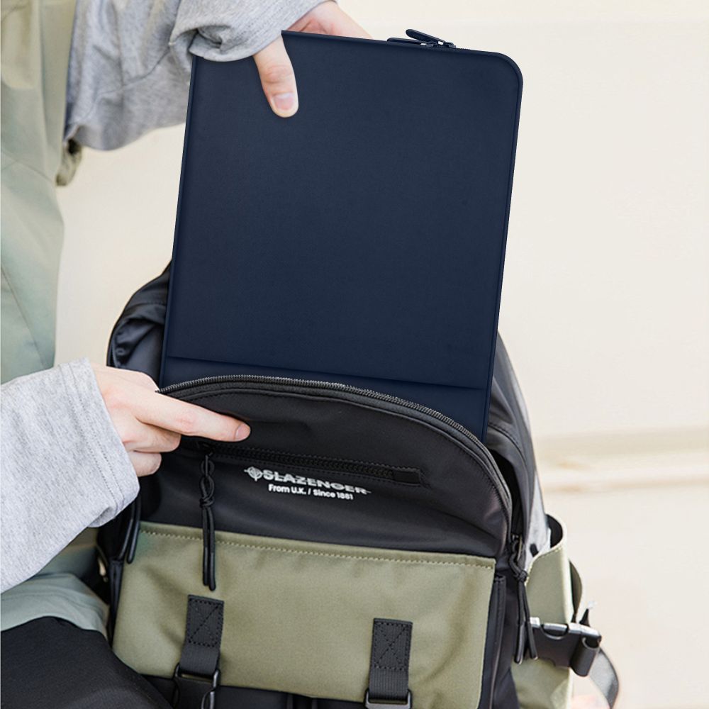 Etui Tech-Protect Neopren do laptopów 15 cali / 16 cali, granatowe.